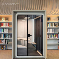 Caja de sonido para oficina, sofá privado silencioso para chatear, Área Comercial para chatear, cápsulas para reuniones insonorizadas modernas, negociar