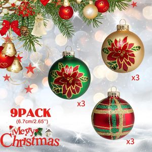 Ensemble <span class=keywords><strong>de</strong></span> boules <span class=keywords><strong>de</strong></span> Noël en verre faites à la main <span class=keywords><strong>de</strong></span> qualité supérieure, nouvelles décorations créatives et colorées en mousse macaron pour arbre <span class=keywords><strong>de</strong></span> Noël - Product Image 5