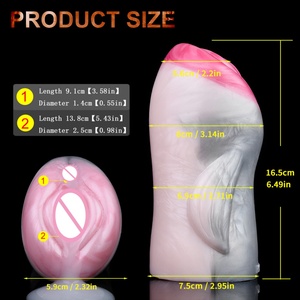 YOCY Dolphin Pocket Pussy, Masturbateur Masculin, Vagin Fantastique, Vagin Anal en Silicone, Vagin Artificiel, Vagin Animal, Jouets Sexuels - Product Image 2