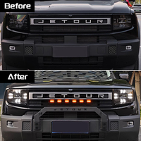 Luces de Parrilla de Ámbar de Alta Calidad, Focos LED para Parrilla de Coche, Accesorios para Jetour T1