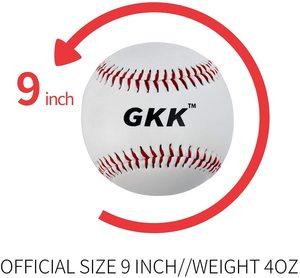 אימון Baseballs 9 אינץ TeeBall בטיחות עבור נוער/ילדים בייסבול רך לזרוק, חבטות, פילדינג, להכות, התנדנדות, בפועל - Product Image 4