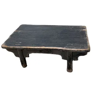 Nordic style Antique Small Reclaimed Wood Sofa End Coffee Side Table Living Room Coffee Side Table