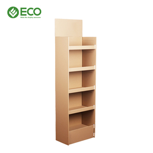 Tùy chỉnh in sàn các tông Rack hiển thị cho đồ uống và nước trái cây cho các siêu thị và trung tâm mua sắm - Product Image 1