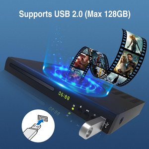 Новый портативный DVD-плеер 2024 года с пультом ДУ для домашнего использования (PAL/NTSC) - Product Image 4