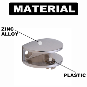 CC 5-12mm kệ kính hỗ trợ chốt cho giao diện điều khiển Tủ Sách hiển thị tủ và đồ nội thất khác 5-12mm kệ kính Clip - Product Image 4