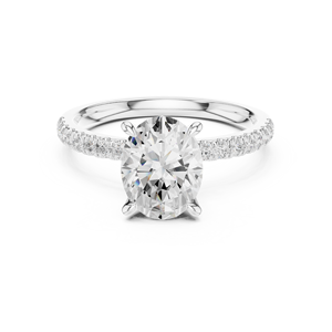 เครื่องประดับที่ดี10Kt 14Kt 18Kt แหวนเพชรสำหรับผู้หญิงที่สง่างามในห้องทดลองที่22Kt - Product Image 4