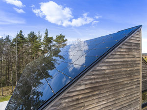 PWSOLAR Precio de Fábrica HJT PERC Half Cell CdTe Película Delgada Tejas Solares HBC IBC 100W-110W BIPV Bifacial MWT Solar ASP-SST1-blac - Product Image 2