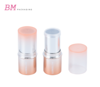 Tube cosmétique vide de luxe à étiquette privée personnalisée, dégradé, mat, brillant, élégant, pour stick de maquillage, stick illuminateur, réf. D1004B