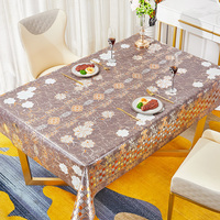 Housse de table en PVC à impression métallique, prix d'usine