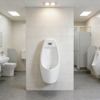 Offre Spéciale Nouveau Style Urinoir Mural Automatique à Capteur en Céramique pour Usage Domestique Hommes