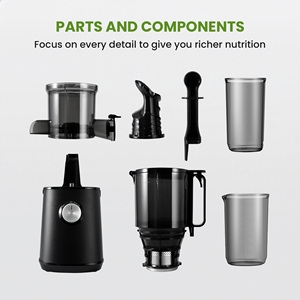 Extractor de Jugos de 4.25 Pulgadas con Boca Ancha y 200W de Alta Potencia, Exprimidor Lento de Alto Rendimiento - Product Image 2
