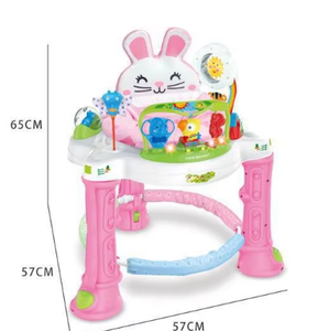 Chaise de saut pour bébés Happy Rabbit & Owl Jumper rond pour bébés Trotteur pour bébés Jouets pour bébés - Product Image 1