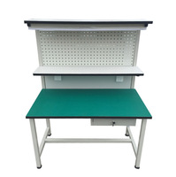 Banc mural antistatique ESD, établi de travail réglable en hauteur, bureau pour téléphone portable, poste de travail pour réparation de téléphones portables et d'ordinateurs