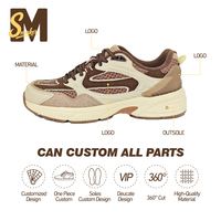 Zapatillas Deportivas Casuales de Diseño para Invierno, Cómodas, Retro, con Cordones, Forro de Algodón