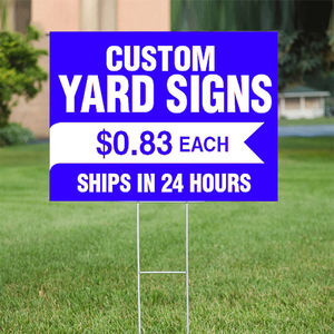 لافتات بلاستيكية مضلعة مخصصة 18x24 مفتوحة لوحة ترحيب لساحة الأعمال لافتات ساحة 18x24 مع حصص h - Product Image 6