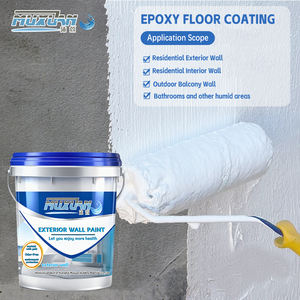 สีอะคริลิคลาเท็กซ์สำหรับภายนอกอาคาร - กันน้ำ ทนแดด และเป็นสารเคลือบชนิดน้ำที่เป็นมิตรต่อสิ่งแวดล้อมสำหรับผนังปูนซีเมนต์ - Product Image 1