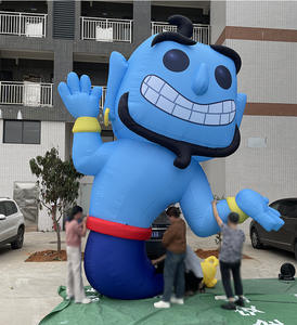 Juguete de peluche suave de <span class=keywords><strong>Bob</strong></span> <span class=keywords><strong>esponja</strong></span>, dibujos animados publicitarios inflables grandes para eventos de cumpleaños para niños, decoración al aire libre - Product Image 6