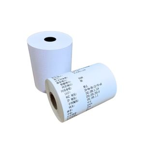 Rollos de Papel para Caja Registradora de Alta Calidad, Personalizados, Impermeables, 100% Pulpa de Madera, Impresión Personalizada de Fábrica, Papel Térmico para Punto de Venta 80x80 - Product Image 3