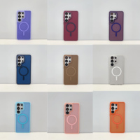 Funda Magnética para Teléfono Samsung S26 Ultra, Protección Antigolpes, Carcasa Mate de TPU y PC Rígido para Samsung S26 EDGE S25