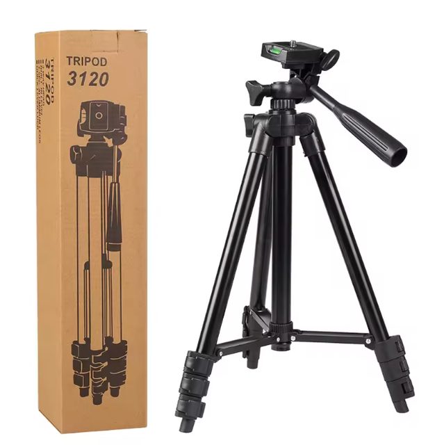 Aluminum Alloy Tripod Extendable 150cm Lightweight Portable Camera Phone Stand With Clip Remote Carry Bag for DSLR Gopro Live