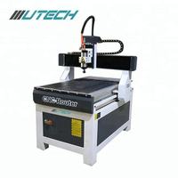 Machine de gravure et de fraisage CNC pour bois, métal, pierre, marbre, avec structure en fonte de bureau 6090, 1.5kw, 2.2kw, 3kw, 4.5kw, 3 axes simples