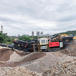 Nhiệm vụ nặng nề Máy Nghiền di động đá đá cát Máy Nghiền bê tông hàm di động hình nón tác động búa Máy Nghiền giá - Product Image 5