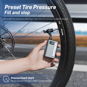 Pompe à vélo électrique portable 120 psi, gonfleur de pneus <span class=keywords><strong>pour</strong></span> <span class=keywords><strong>VTT</strong></span>, vélo de route, voiture, moto, <span class=keywords><strong>compresseur</strong></span> d'air, accessoires <span class=keywords><strong>pour</strong></span> vélo électrique, LIVRAISON RAPIDE - Product Image 4