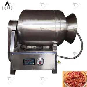 Edelstahl Lebensmittel becher Mixer Vakuum Fleisch becher Maschine für Fisch Schweine fleisch Ente Hammel Rindfleisch Vakuum Fleisch Becher Maschine