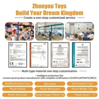 Boneka Kucing Zhuoyou dari Bahan Polyester Plush, Mainan Peluk yang Nyaman, Teman Tidur Anak Kucing, Bantal Peluk