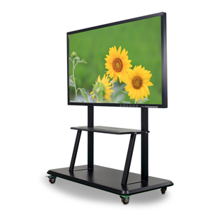 43-98 Inch Interactive Whiteboard Mobile <b>Stand</b> with 20-Point Infrared Touch Aluminum Alloy Frame for School Education - Product Image 3