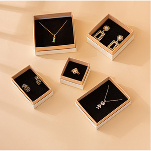 Jewelry Gift Box <b>Set</b> Necklace <b>Earrings</b> Ring Storage Packaging High End Luxury Gift For Friends - Product Image 2