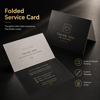 Cartes de remerciement personnalisées avec coupon, en carton, pour emballages de petites entreprises, inserts pour e-commerce, impression de logo, toutes tailles et designs
