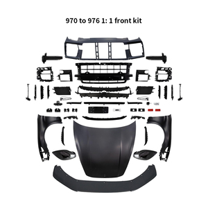 Kit Carrozzeria Tegarry per <span class=keywords><strong>Porsche</strong></span> 970 <span class=keywords><strong>Modelli</strong></span> 2009-2016, Aggiornamento 976, Nuovo Kit Carrozzeria Migliorato, Paraurti Anteriore e Posteriore, Tutto 1:1 - Product Image 1