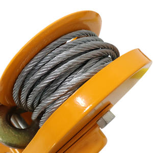 Çin üretici en çok satan düşük fiyatlı kendinden kilitleme sonsuz dişli vinç sarı el çekti vinç - Product Image 5