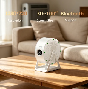 Mini Proyector <span class=keywords><strong>de</strong></span> TV Inteligente, Cine <span class=keywords><strong>en</strong></span> 3D, Videojuegos, Proyector para Reuniones, 720p HD, Teléfono Móvil, 5G WiFi, Proyector Digital <span class=keywords><strong>de</strong></span> Mesa para Cine al Aire Libre - Product Image 6