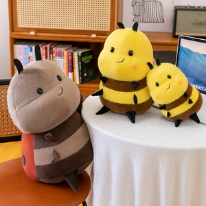 卸売 ソフトトイ ハニーぬいぐるみ てんとう虫人形 超柔らかい蜂 赤ちゃんのストレス解消用 PP綿詰め ポリエステルメッシュ洗い済み - Product Image 6