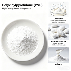 Polyvinylpyrrolidone (PVP) 99% Min |   Polymère hydrosoluble multi-grades K30/K90 de qualité alimentaire/cosmétique (CAS 9003-39-8) - Product Image 3