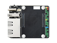 Raspberry Pi modul komputasi 4 papan dasar Gigabit ETH * 2 40PIN GPIO USB2.0 * 1 Fan Header 5V SH1.0 Dual ETH