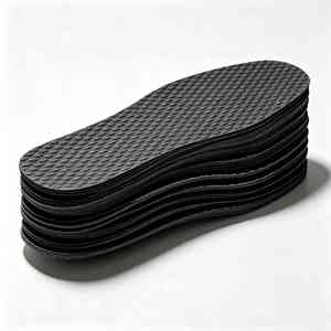 Semelles de chaussures jetables respirantes en charbon de bambou noir, absorbant la transpiration, remplaçables pour la randonnée et les activités de plein air - Product Image 2