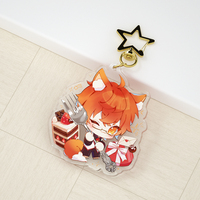 JinLei – porte-clés en acrylique personnalisés, breloques en acrylique transparent époxy anime, nouveaux porte-clés en vente
