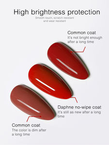 <span class=keywords><strong>KAGA</strong></span> เจลทาเล็บแบบลอกได้ชนิด LED UV ท็อปโค้ท-เงาสูง วีแกน ปลอดสารพิษ สไตล์ฝรั่งเศส ใช้งานง่าย ไม่มีกลิ่น ไม่ต้องเช็ด ติดทนนาน - Product Image 3