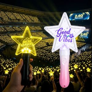 Bâtons lumineux LED en acrylique personnalisables avec logo/motif pour commandes en gros – Idéaux pour concerts, bars KTV, fêtes, événements et évocations festives - Product Image 1
