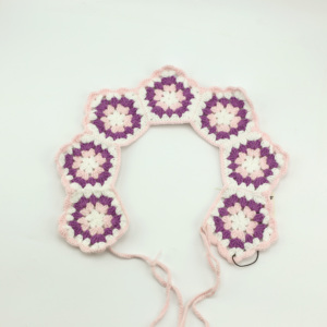 빈티지 수제 크로 셰 뜨개질 분리 칼라 의류 액세서리 - Product Image 4