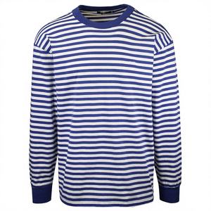 Camiseta de Manga Larga para Hombre OKONKWO, Diseño Liso, Corte Regular, Tejido de Punto, 100% Algodón Pesado de 280g, Estilo Casual, para Otoño y Primavera - Product Image 4