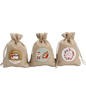Bolsas de Yute Personalizables de 13*18cm con Cordón, Bolsitas Reutilizables de Arpillera para Compras, Bolsas de Yute para Uso Doméstico, Bolsas para Pelucas - Product Image 1