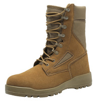 Bottes de combat de désert supérieur en cuir suédé haut de gamme hiver léger en gros cinq couleurs disponibles Belleville extérieur pour