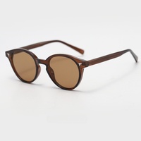 Lunettes de soleil personnalisées avec logo, monture en métal TR90, protection UV400, rivets en métal sur les branches - Lunettes de soleil unisexes tendance pour les voyages en plein air