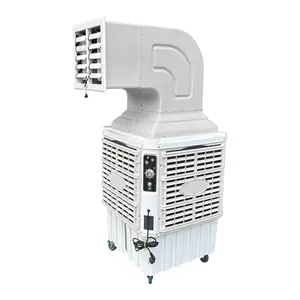 Evaporative Air Cooler with 110L Water Tank 18000cmh Floor Standing Industrial Air Cooler Portable Air Cooler