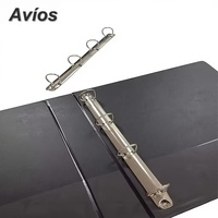 Carpeta de Anillas de PVC con Tapa Dura, Tamaño A4, Ecológica, para Archivar Documentos de Oficina