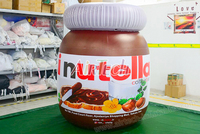 Gonflables publicitaires personnalisés en PVC Bouteille géante gonflable Nutella Canette à vendre